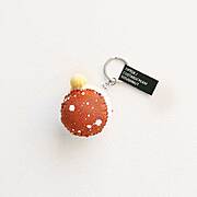 TIPTOE カスタードドーナツのキーリング 